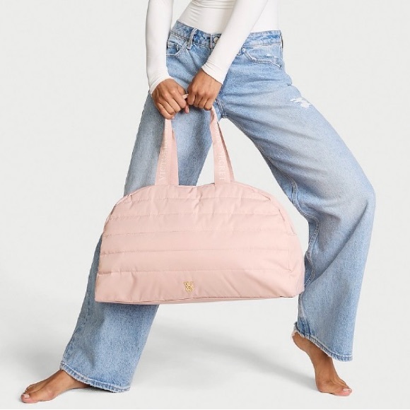 Victorias Secret Quilted Duffle Bag - Picture 3 of 9